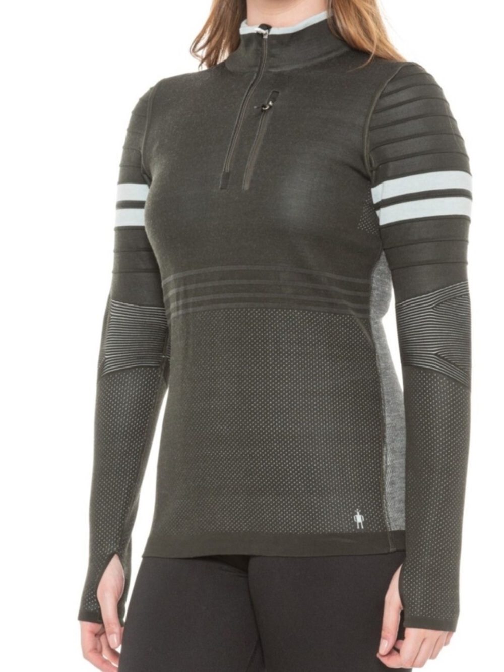 Smartwool Women's Intraknit™ Thermal Max Wool 1/4 Zip large sweater